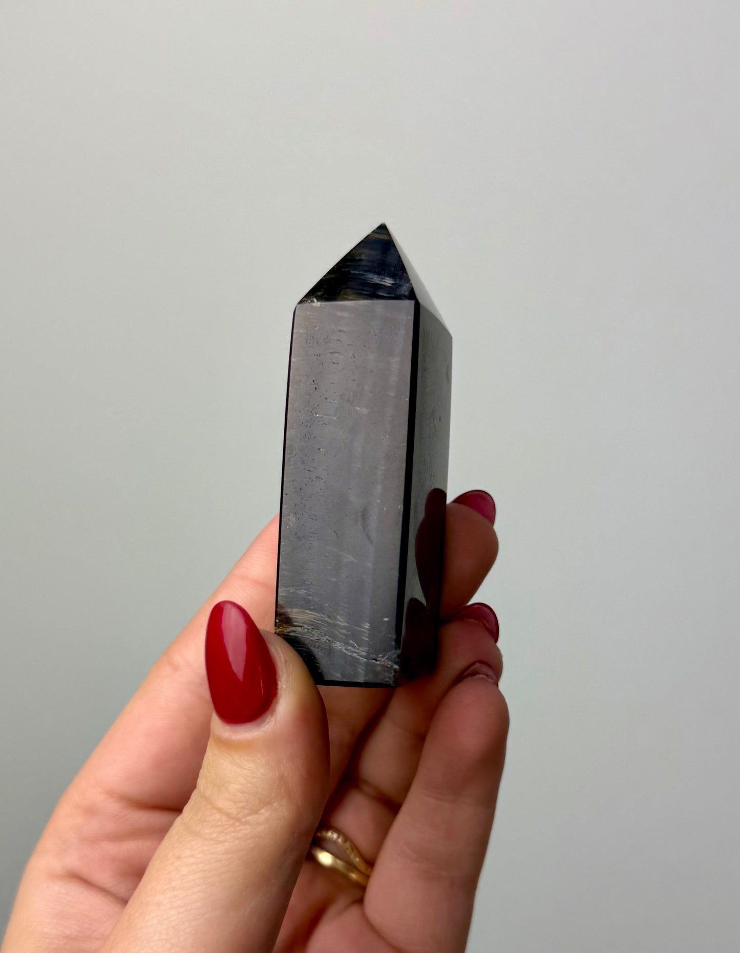 Blue tigers eye tower