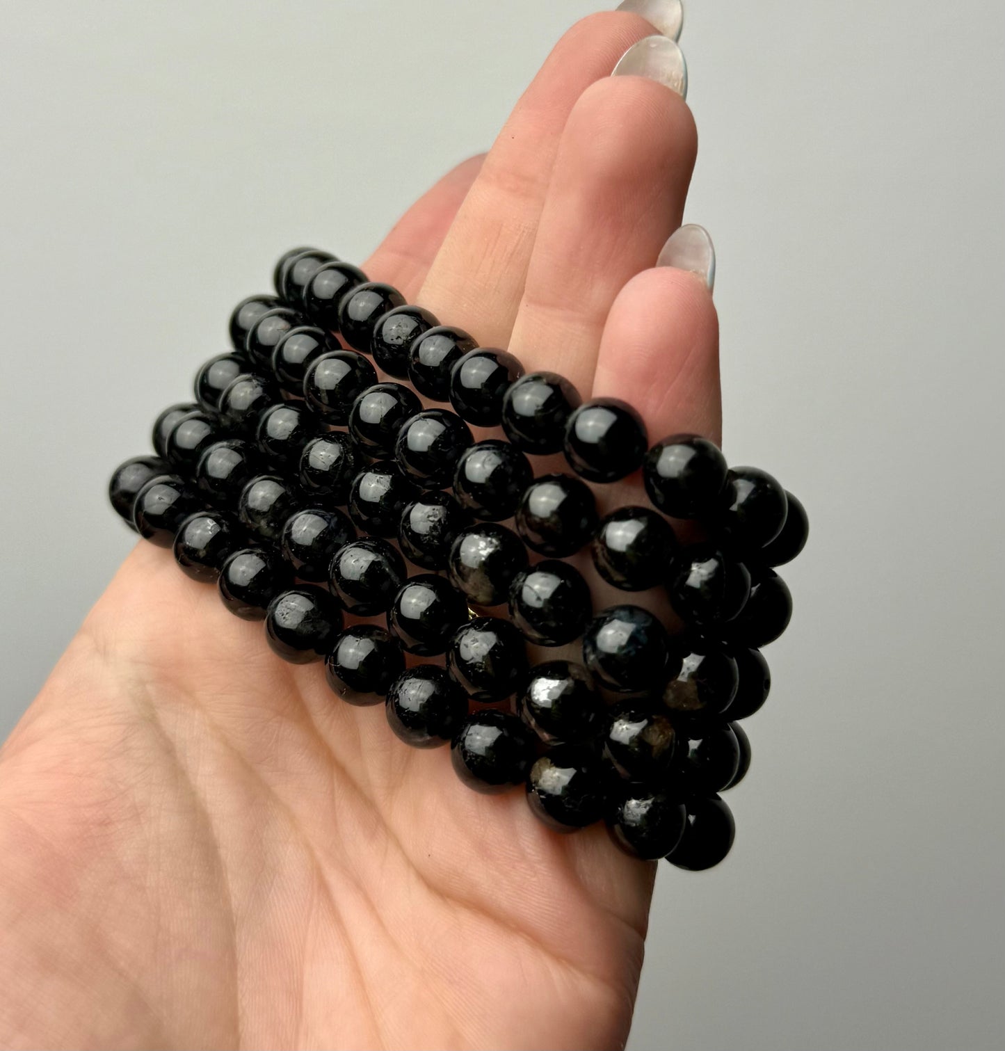 Black tourmaline bracelets