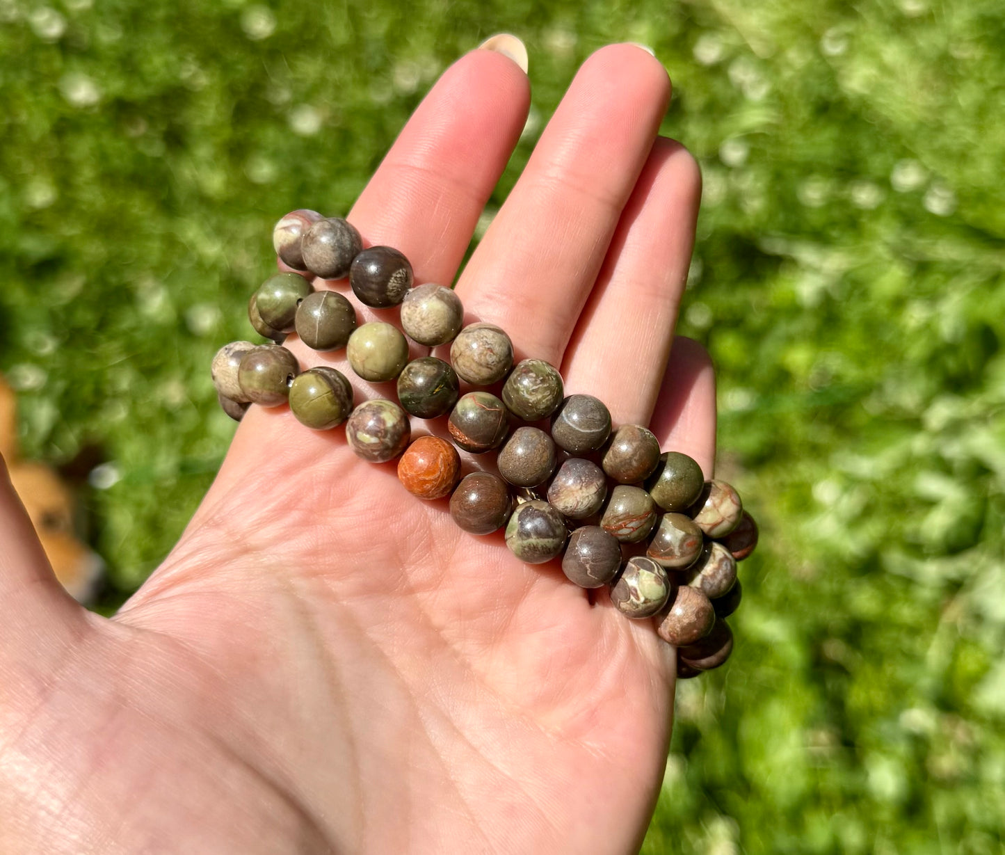 Money agate bracelets