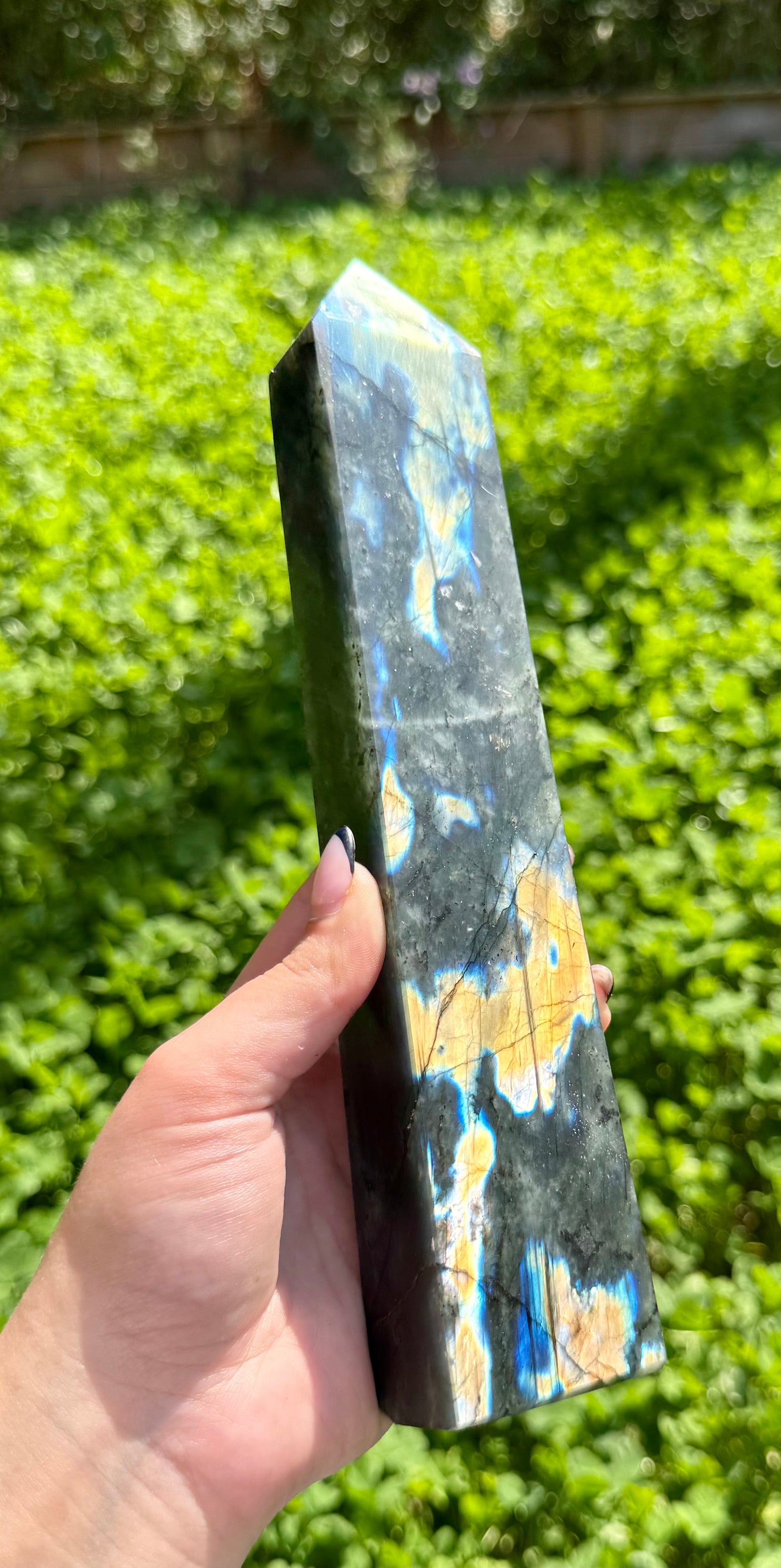 Labradorite tower