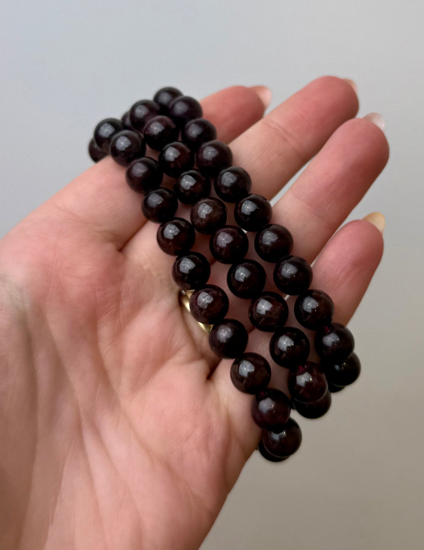 Garnet bracelets