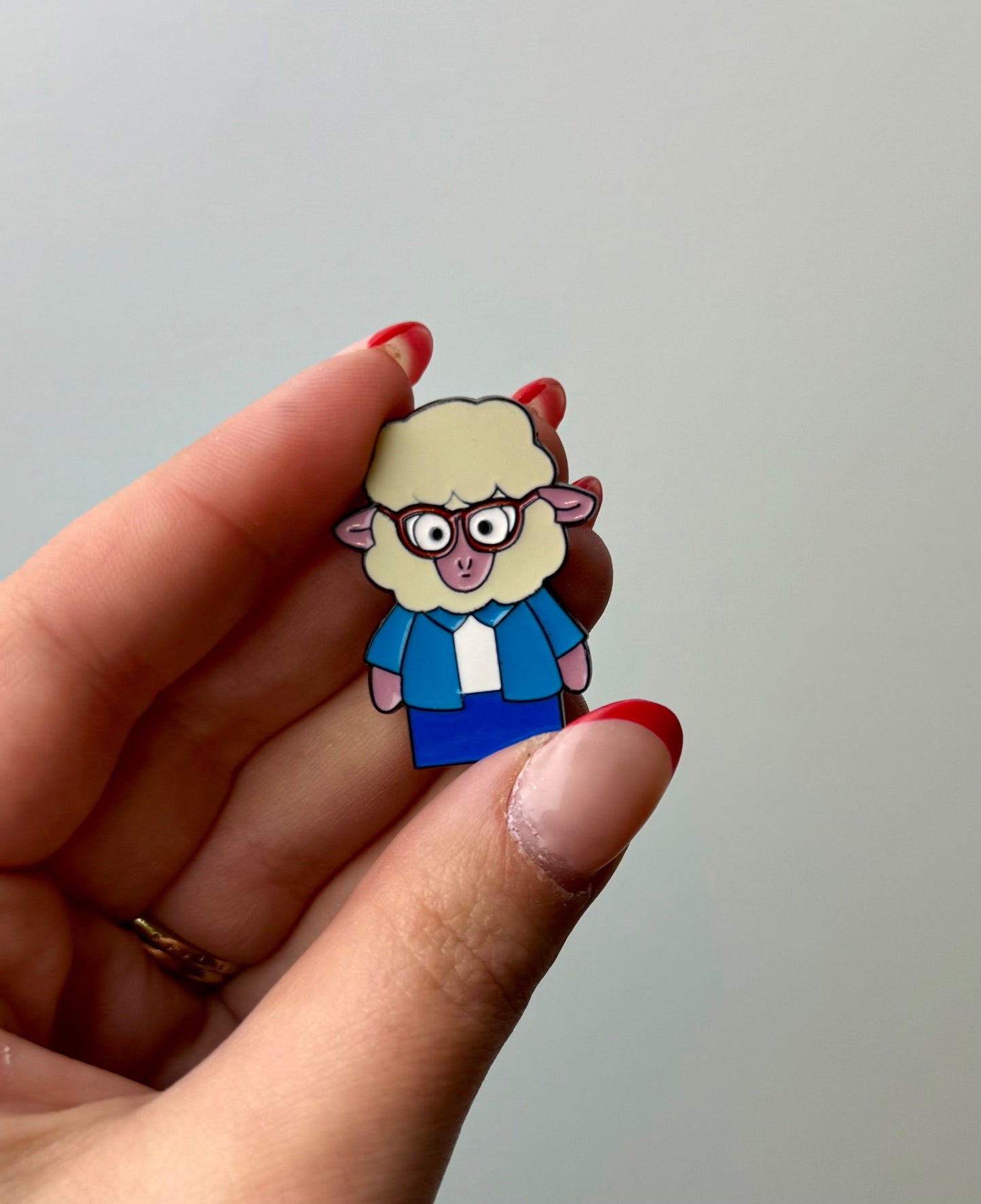 Sheep zootopia enamel pin