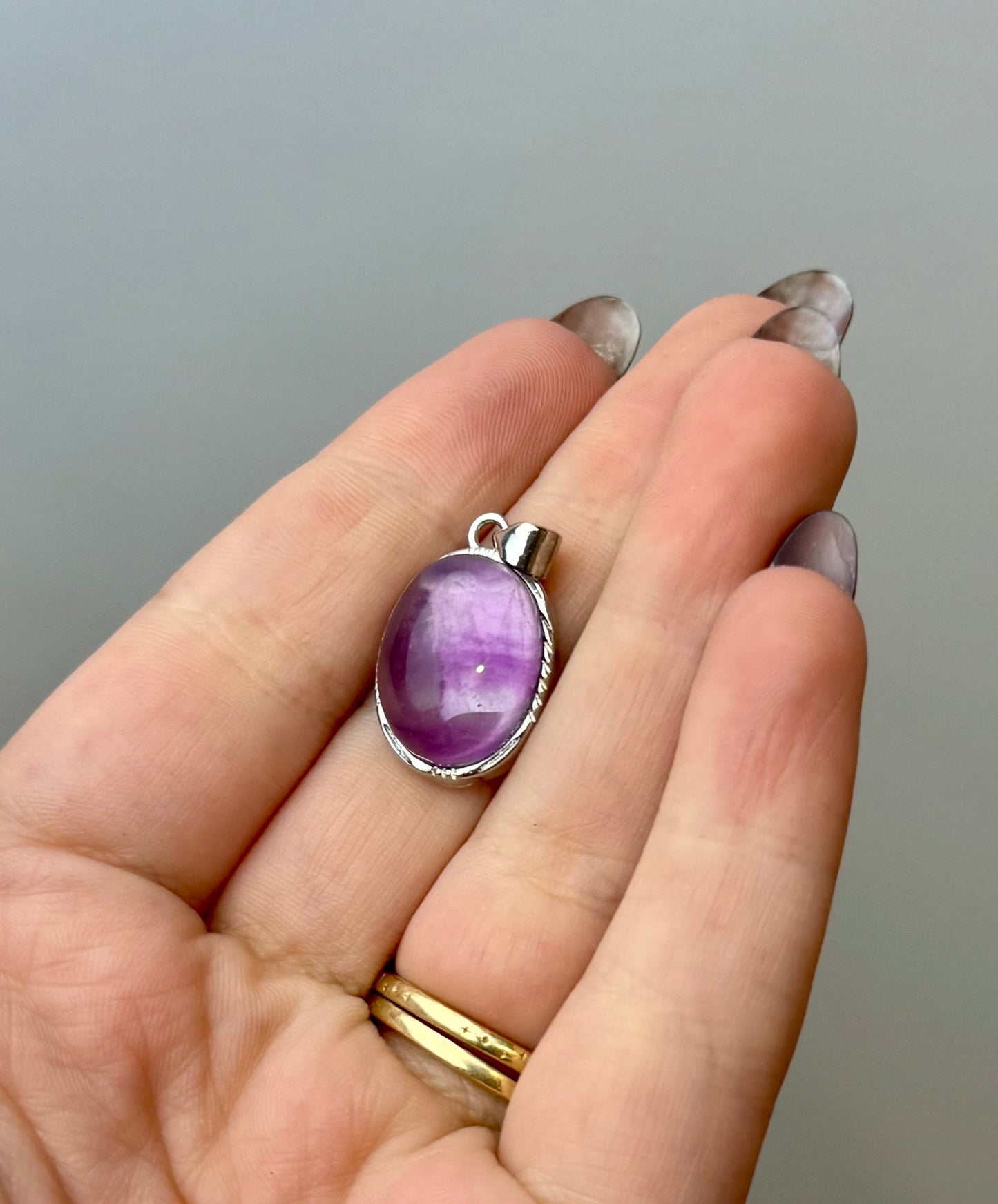 Fluorite pendant
