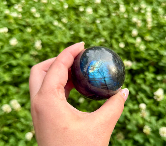 Labradorite sphere