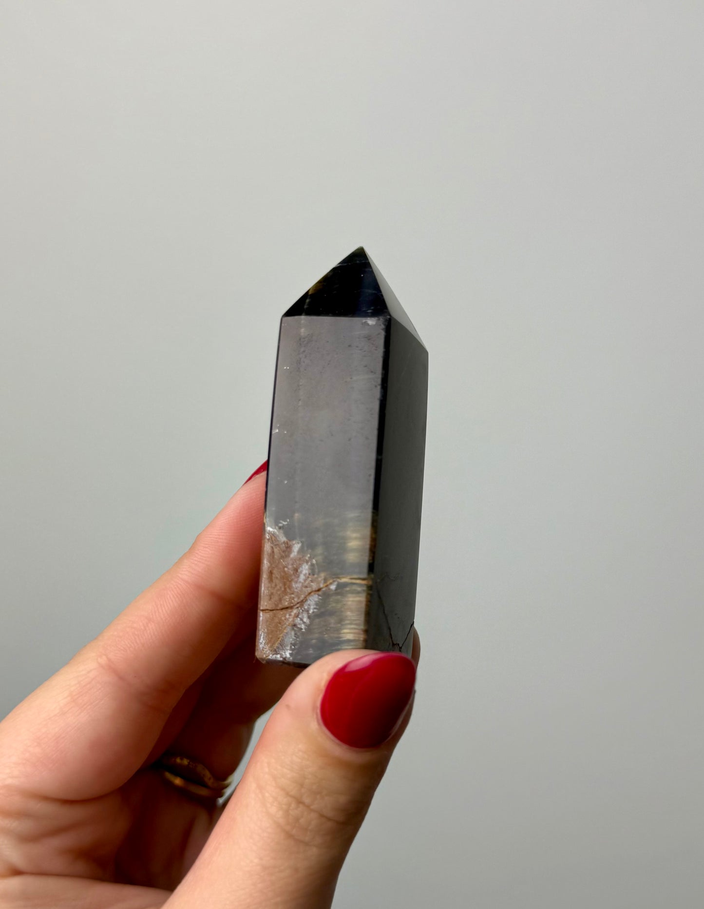 Blue tigers eye tower