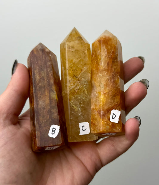 Golden healer towers