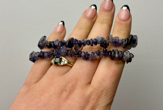 Lolite chip bracelet