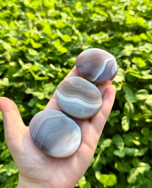 Agate palm stones