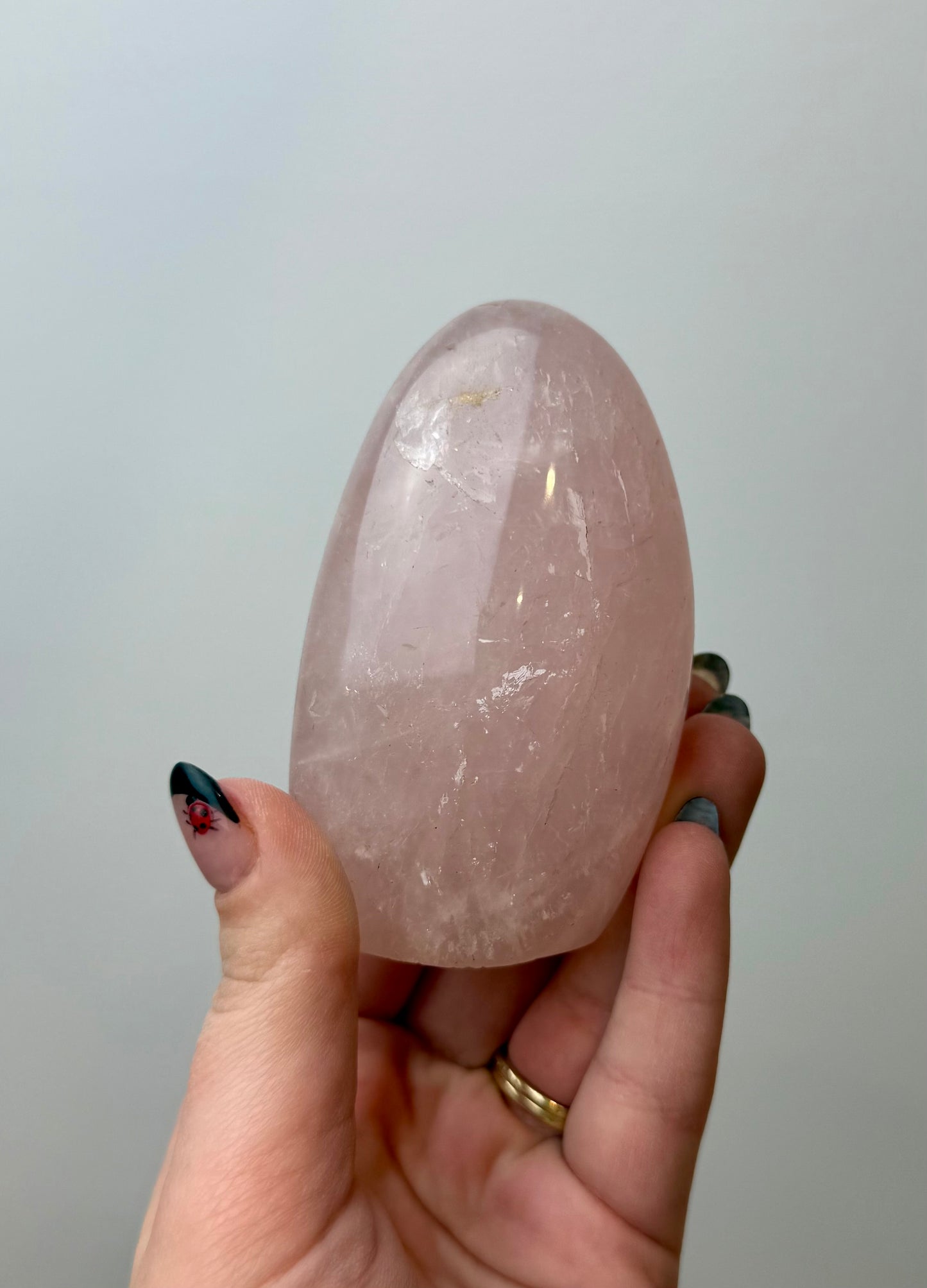 Rose quartz freeform
