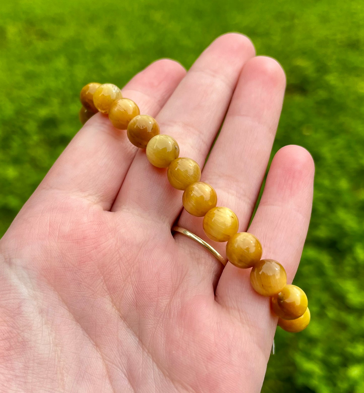 Honey tigers eye bracelet