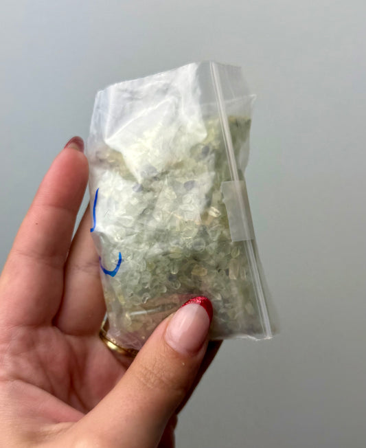 Prehnite chip bag