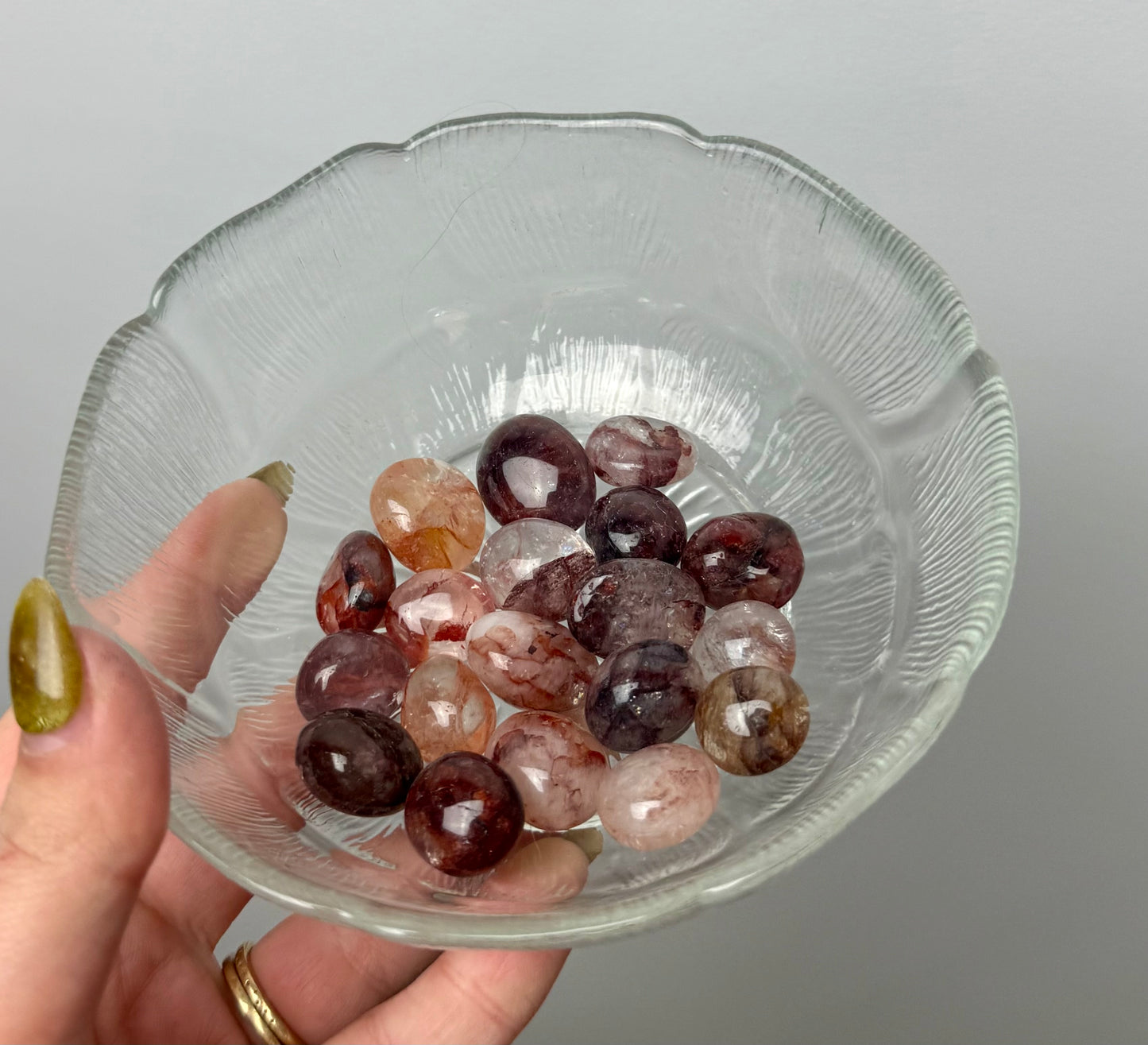 Mini fire quartz tumbles