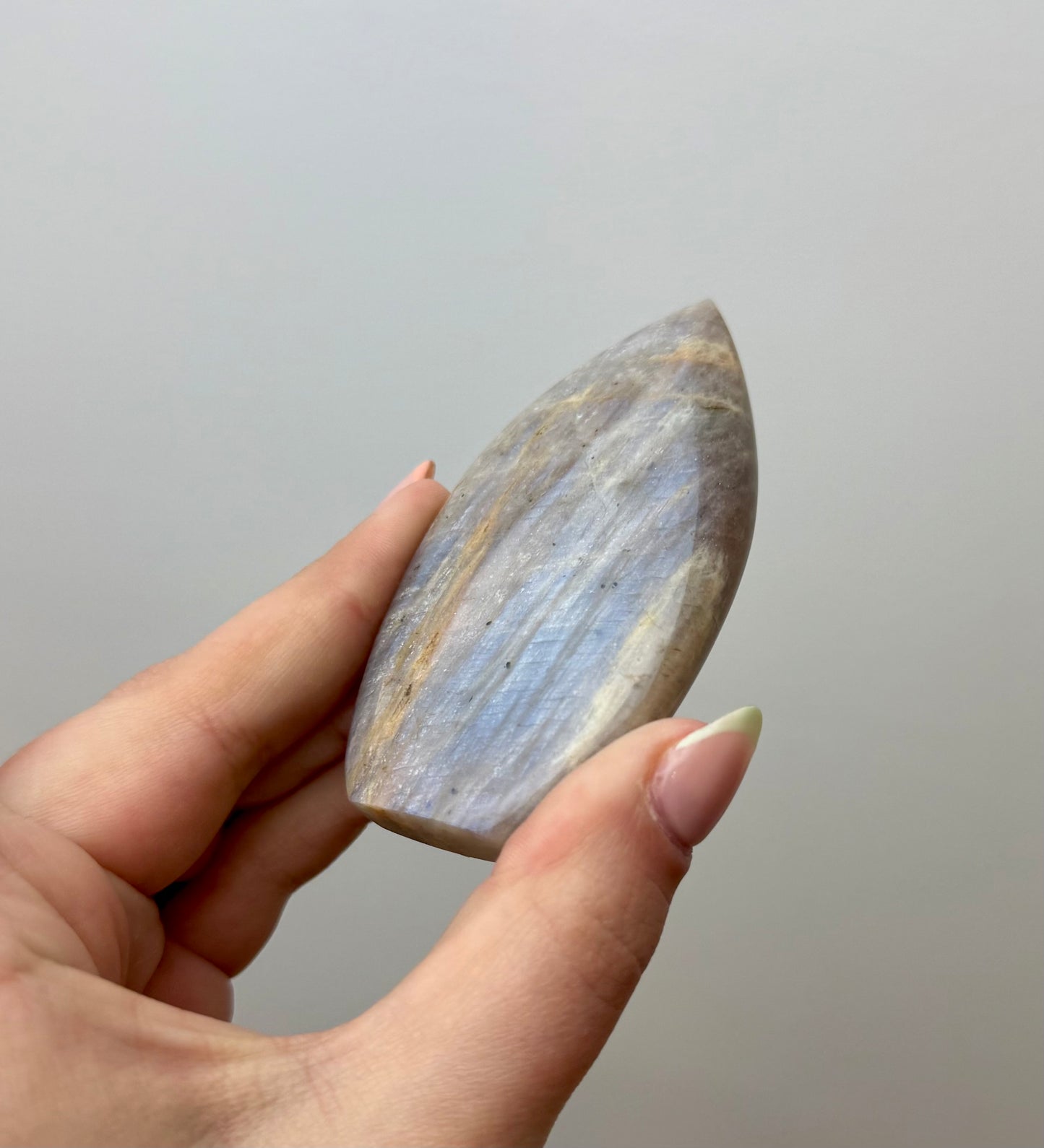 Blue moonstone tear freeforms