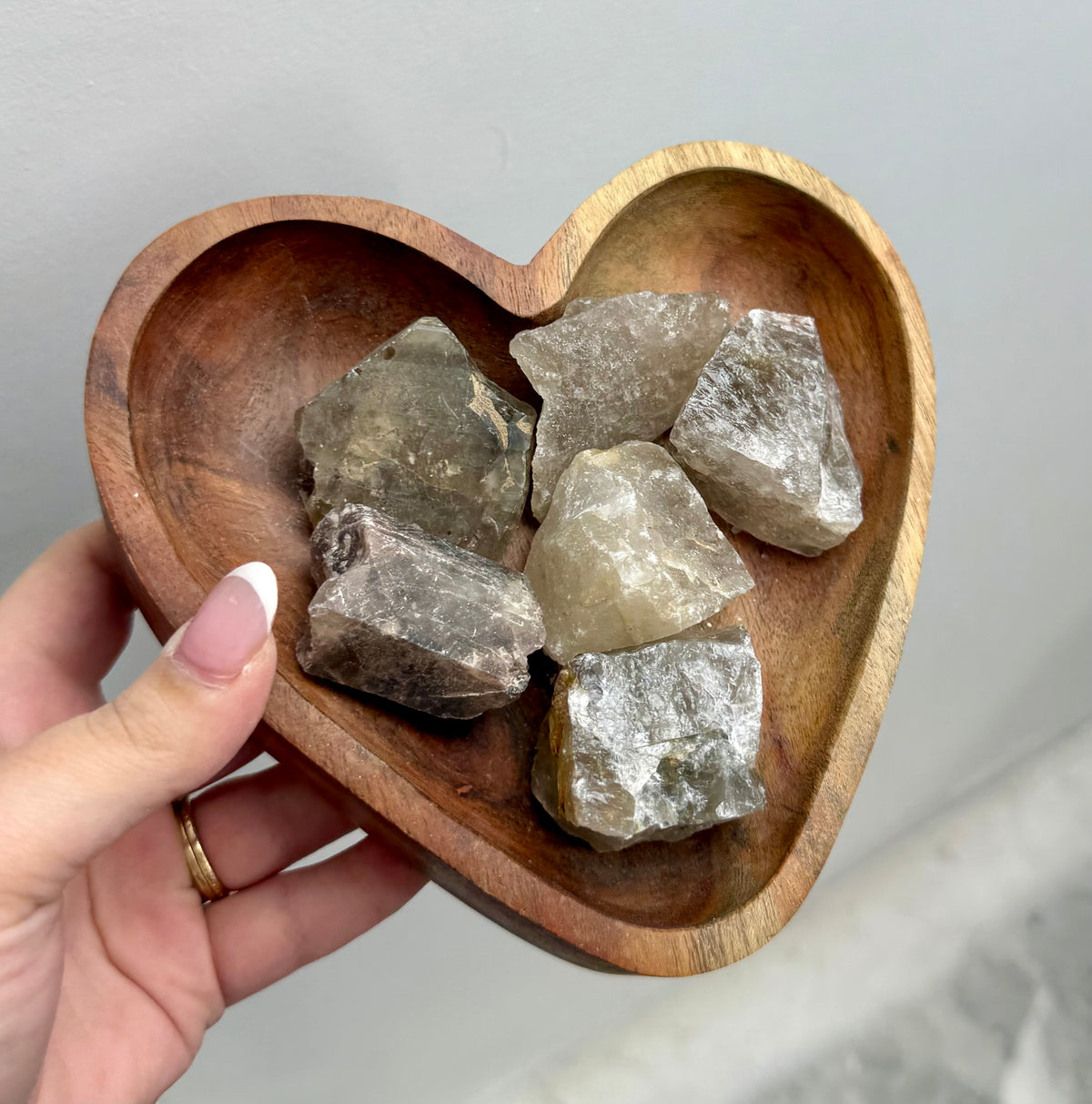 Smoky quartz raw chunks