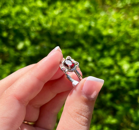 Garnet ring