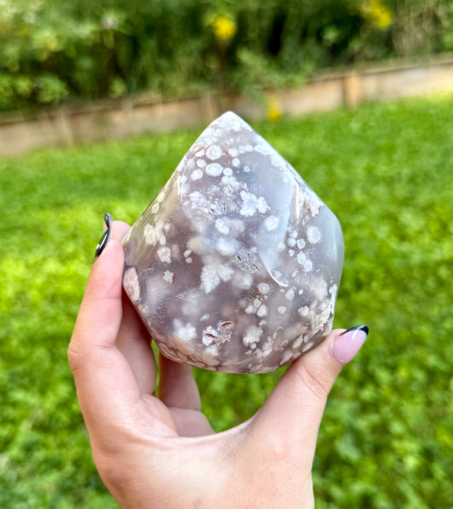 Flower agate flame