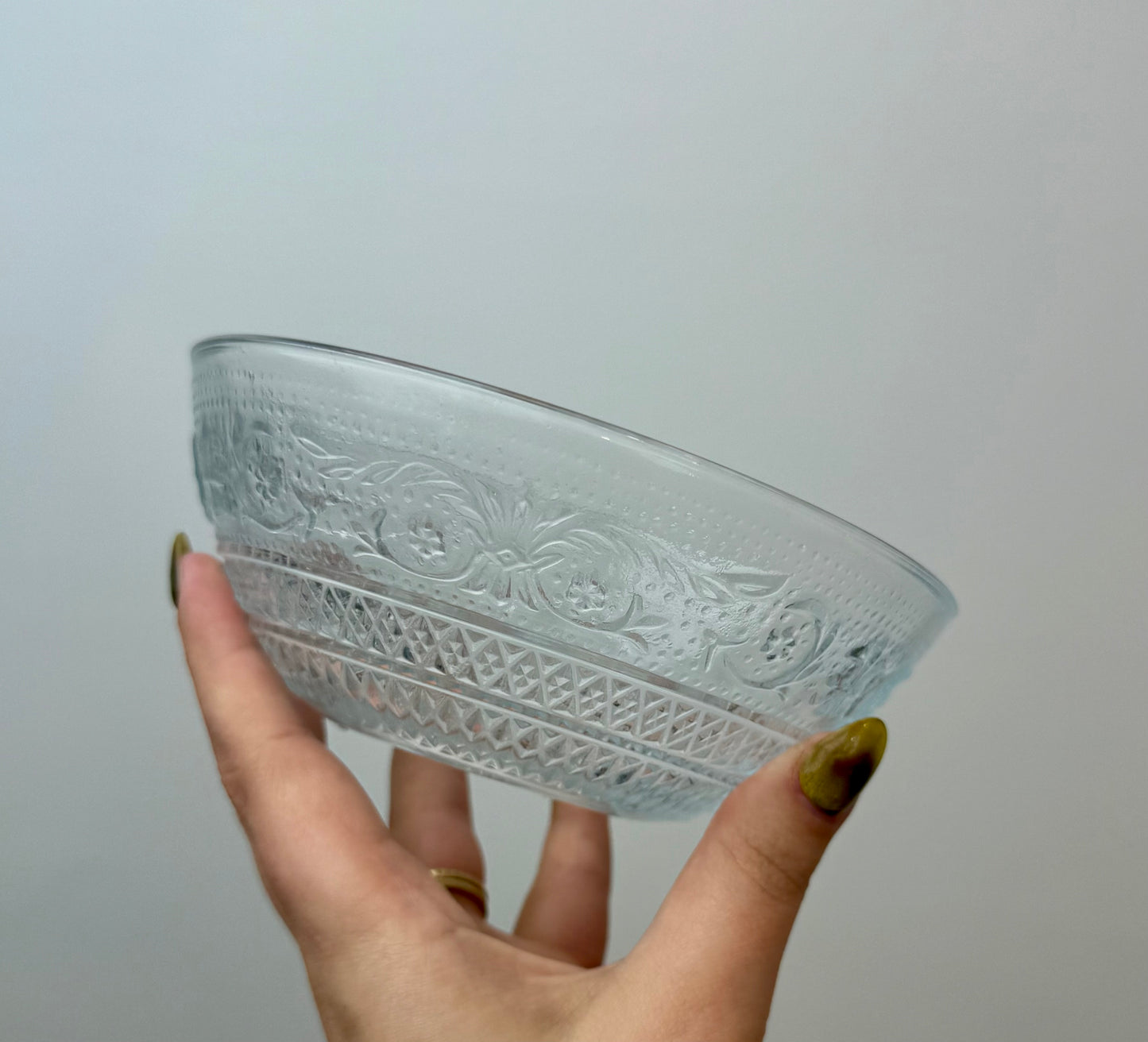 Glass bowl thrifted find
