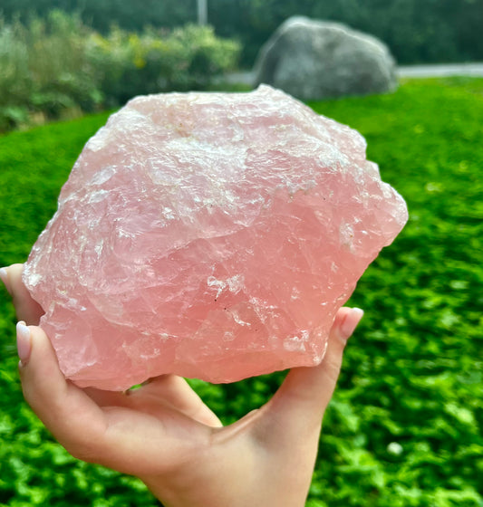 Rose quartz raw