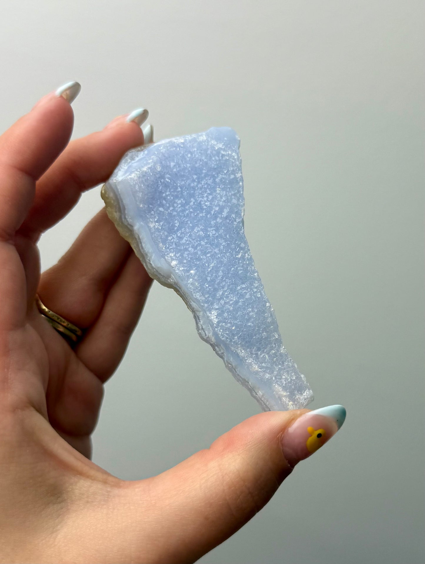 Blue lace agate raw