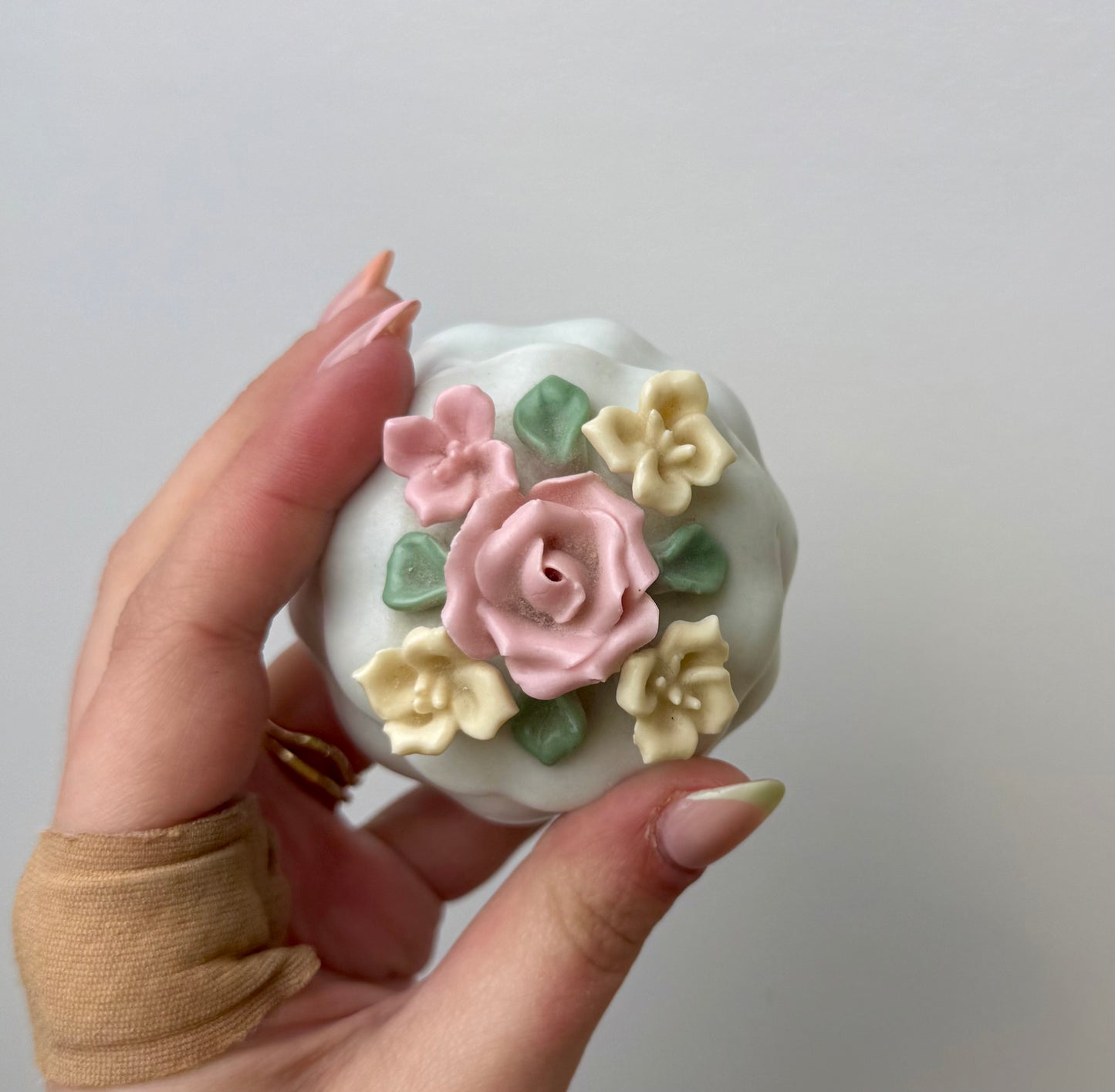 Flower trinket box thrifted find