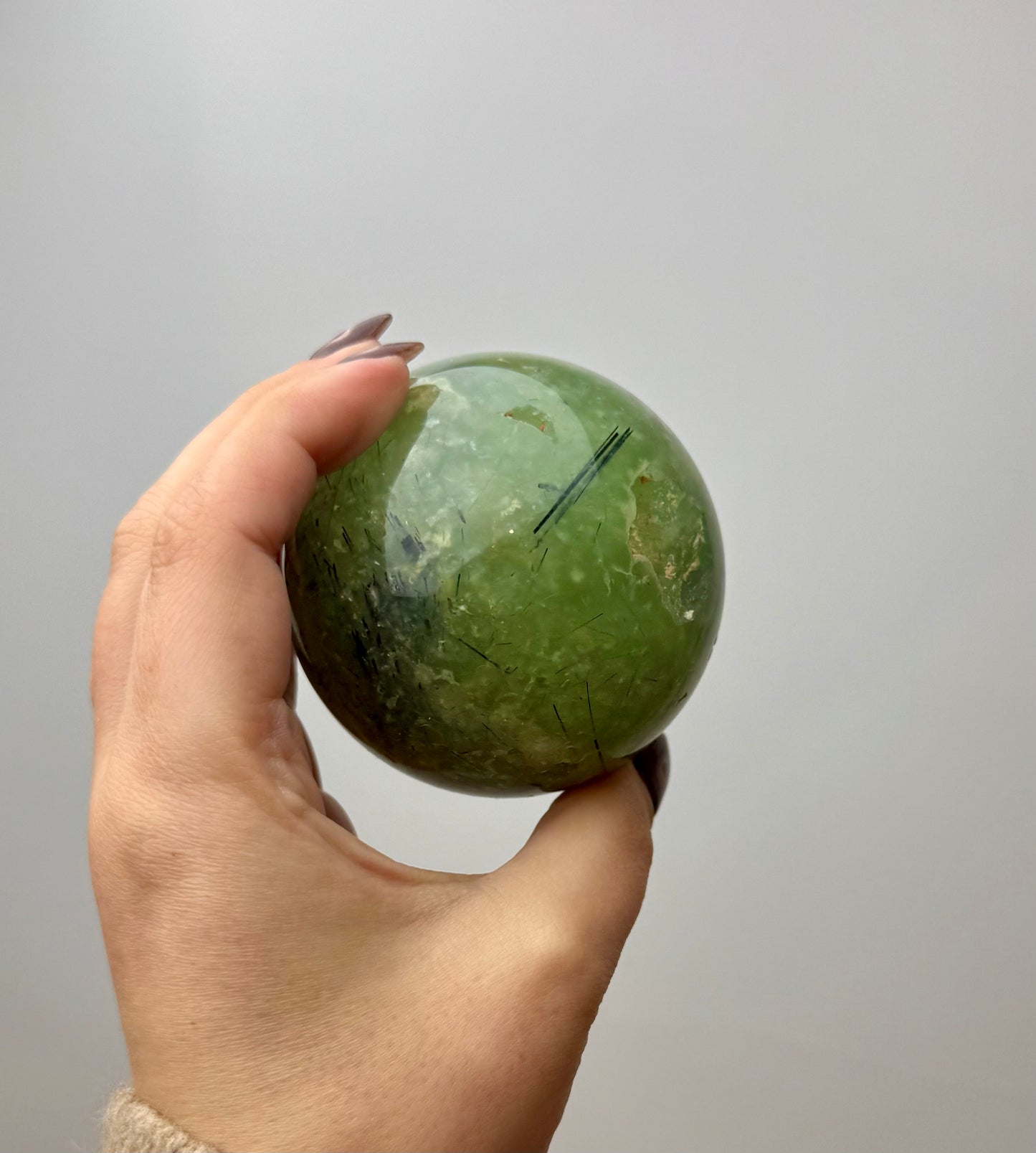 Prehnite sphere