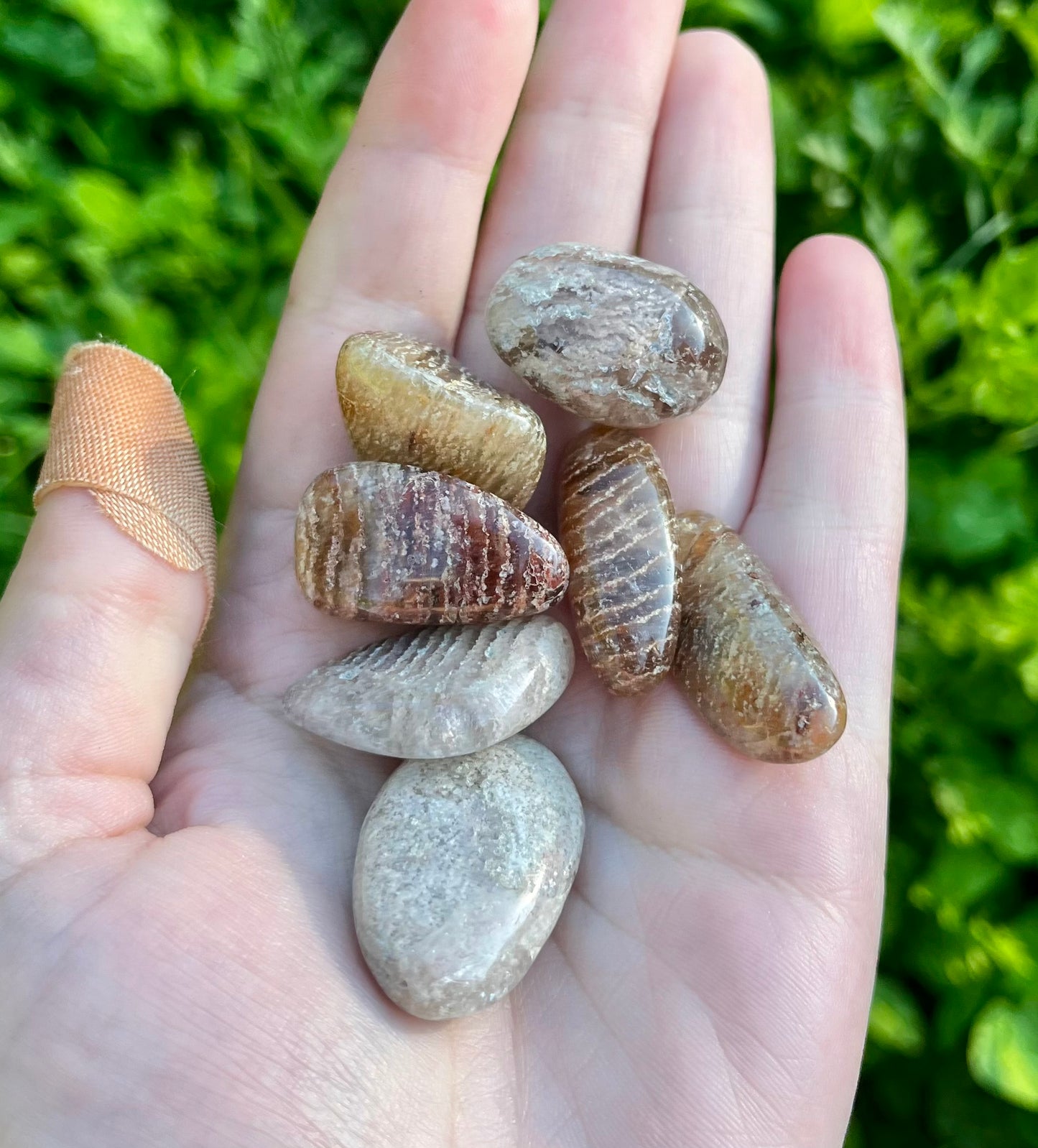 Thousand layer garden Quartz tumbles