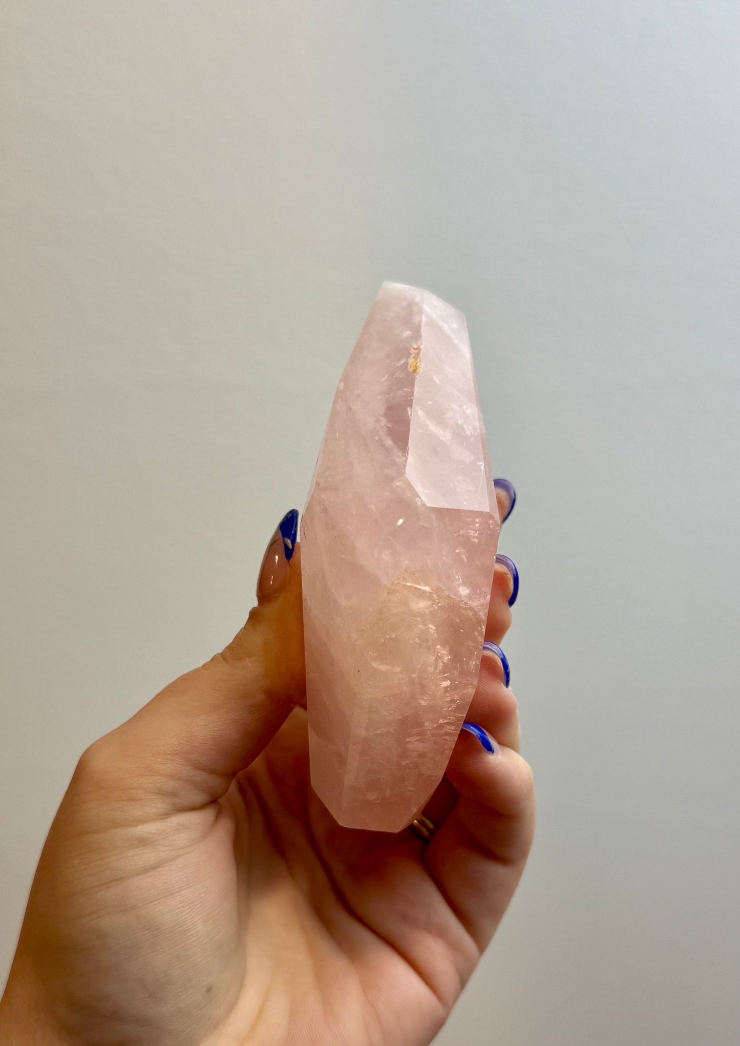 Rose quartz freeform