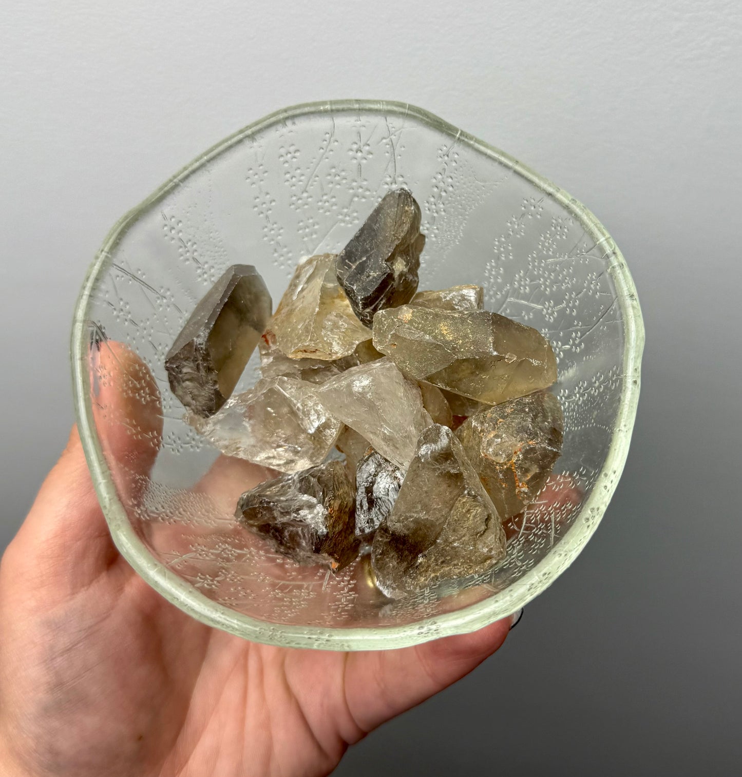 Smoky quartz raws