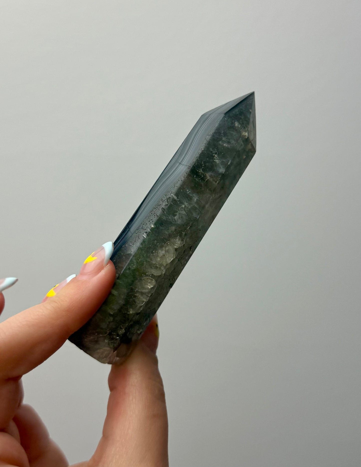 Black agate tower