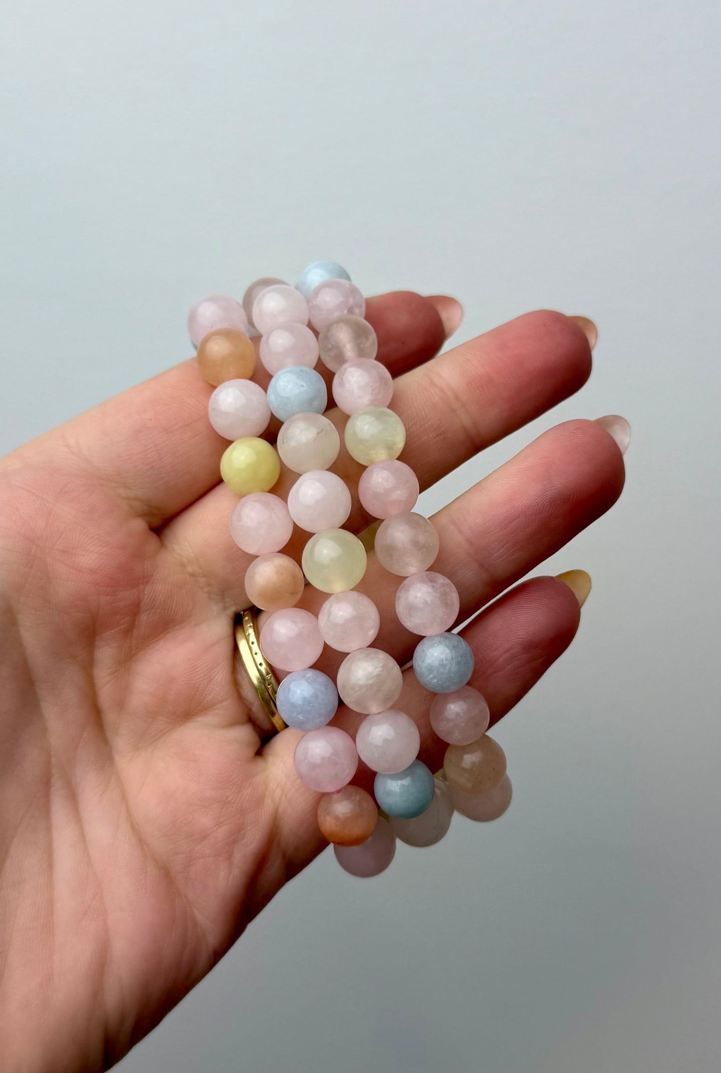 Morganite bracelets