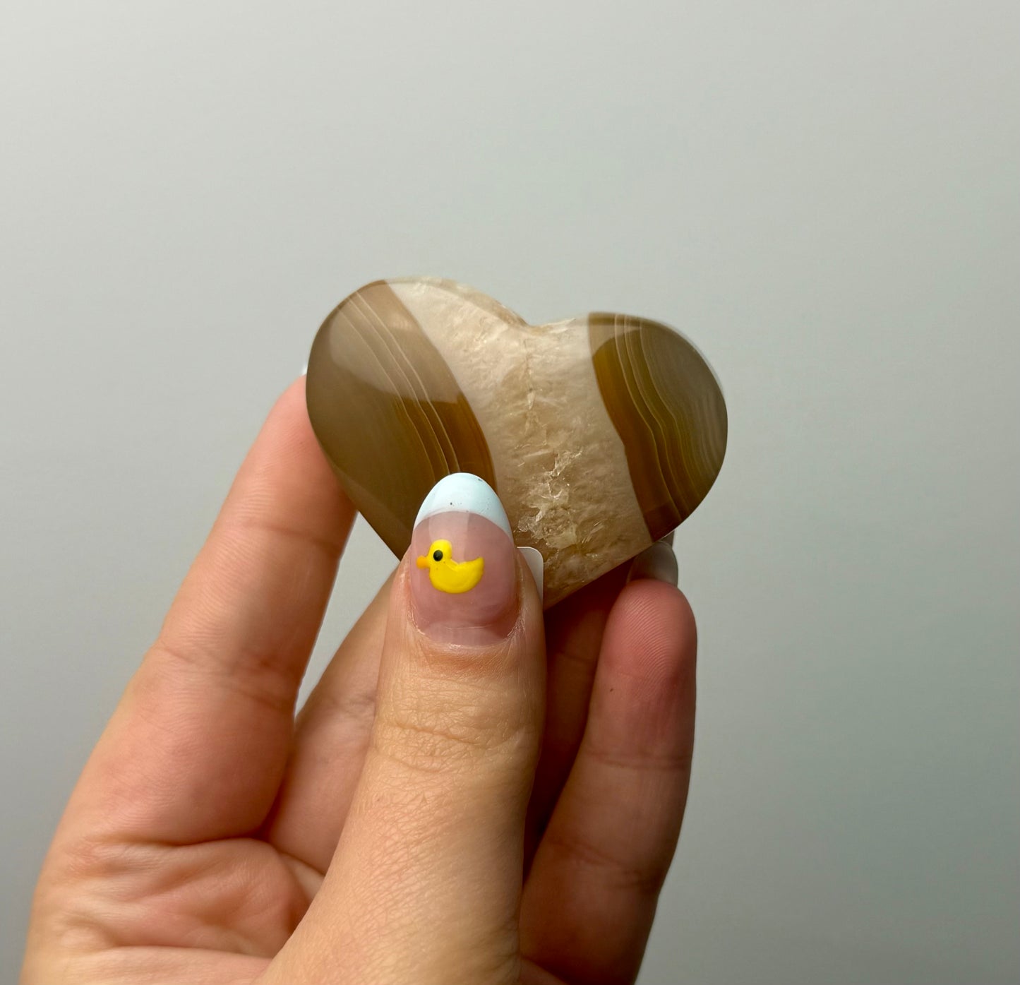 Carnelian heart carving