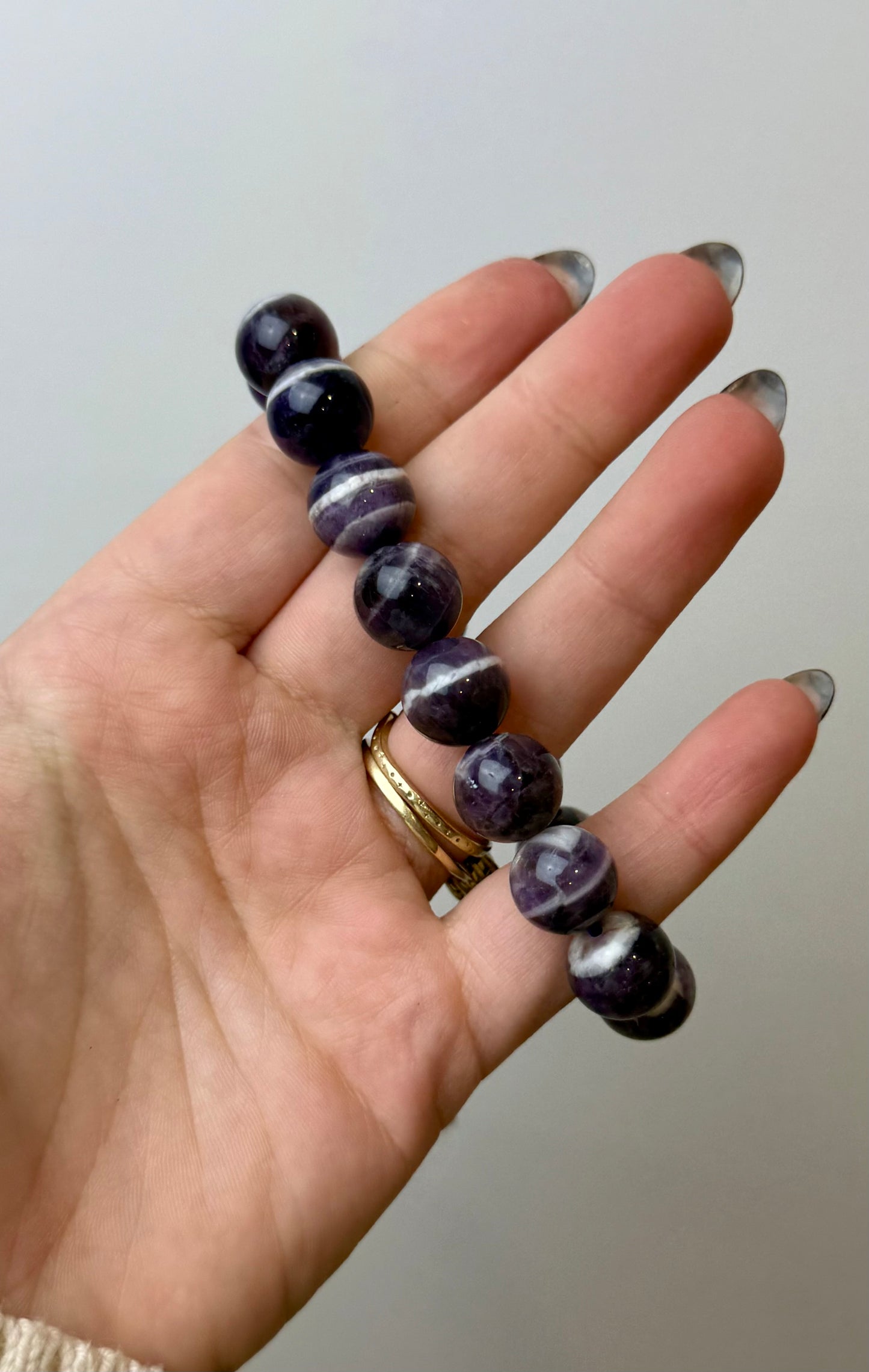 10-14mm dream amethyst chunky bracelet