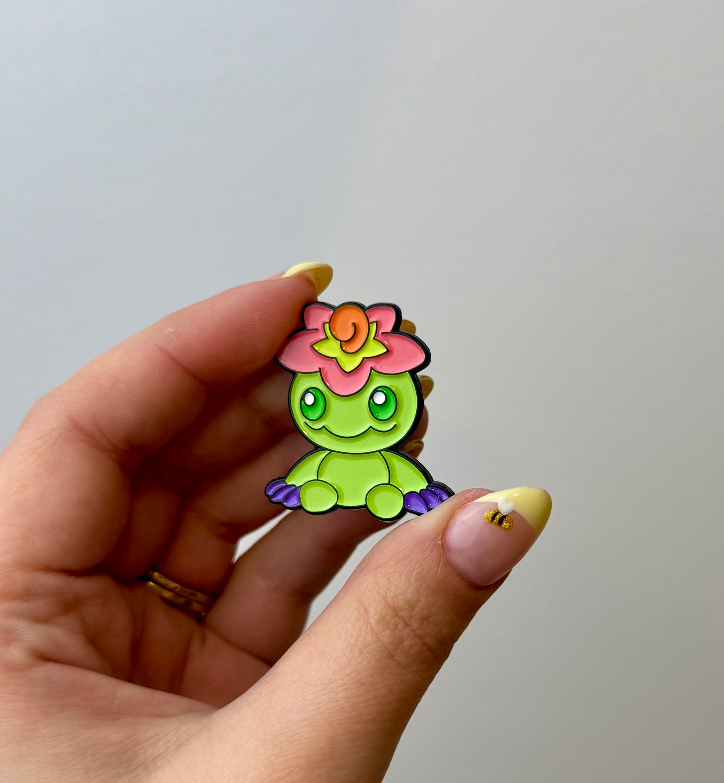 Digimon enamel pin