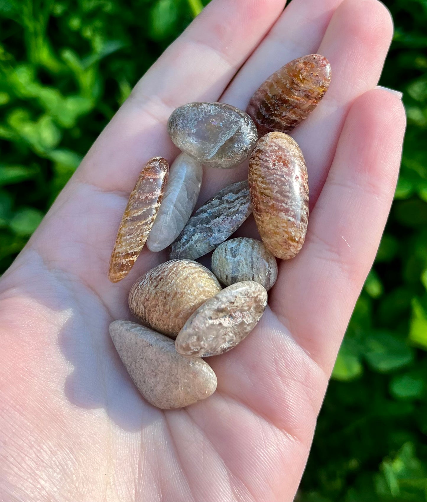 Thousand layer garden Quartz tumbles