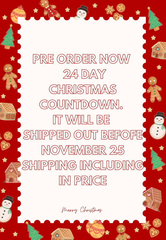 Preorder Christmas 24 day advent calendar