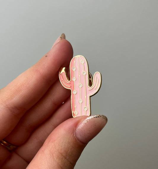 Cactus enamel pin