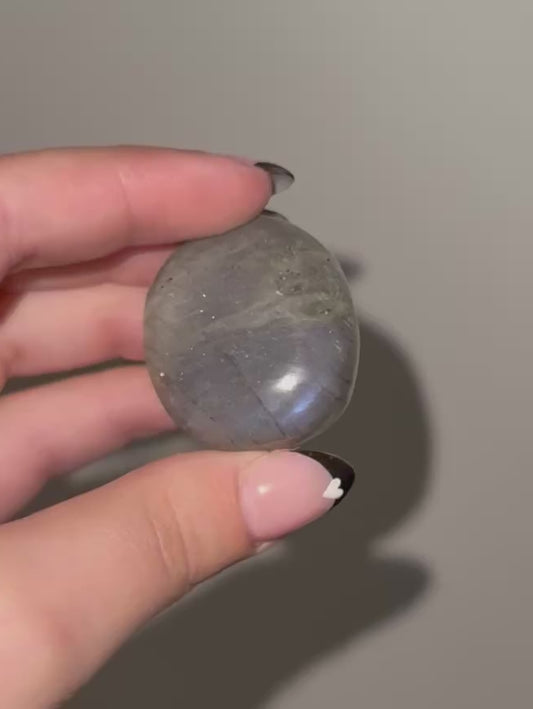 Labradorite palm stones