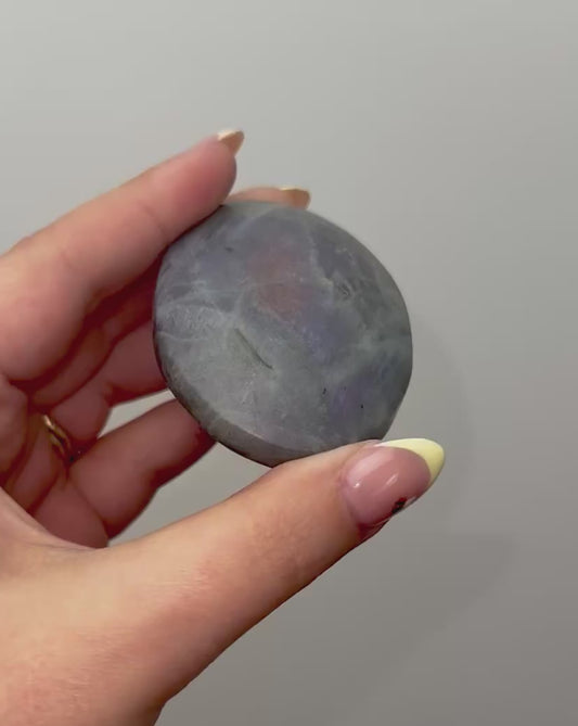 Labradorite palm stones