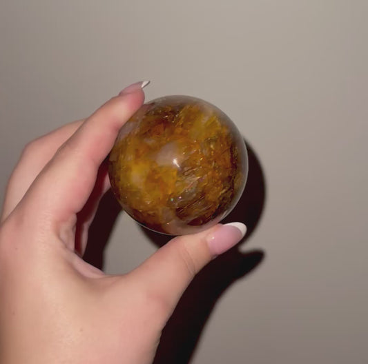 Golden healer spheres